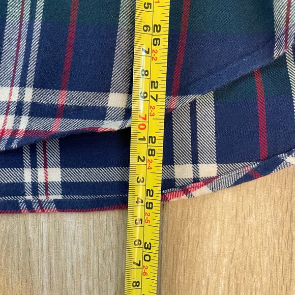 Vineyard Vines Classic Fit Tucker Shirt L Plaid Flannel Long Sleeve Cotton - Picture 6 of 10